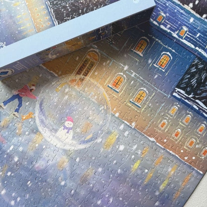 Snow on a Moonlit Night 1000 Piece Jigsaw Puzzle Tutu Dingdang
