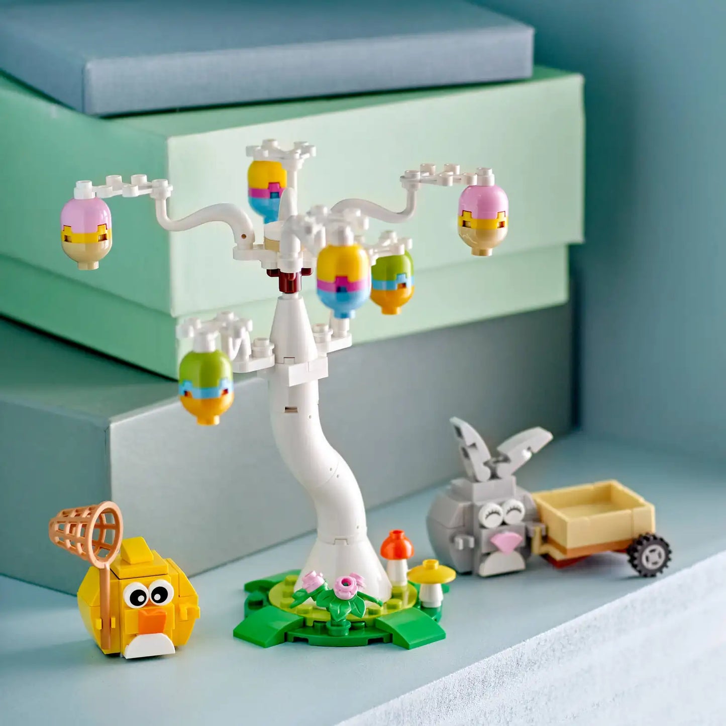 LEGO Easter Bunny and Chick Egg Hunt