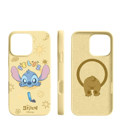 MagSafe Stitch Liquid Silicone Case – Cute, Shockproof & Anti-Fingerprint