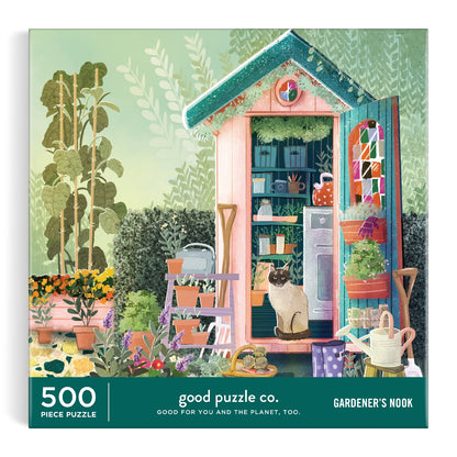 Good Puzzle Co. Gardener's Nook 500 Piece Puzzle