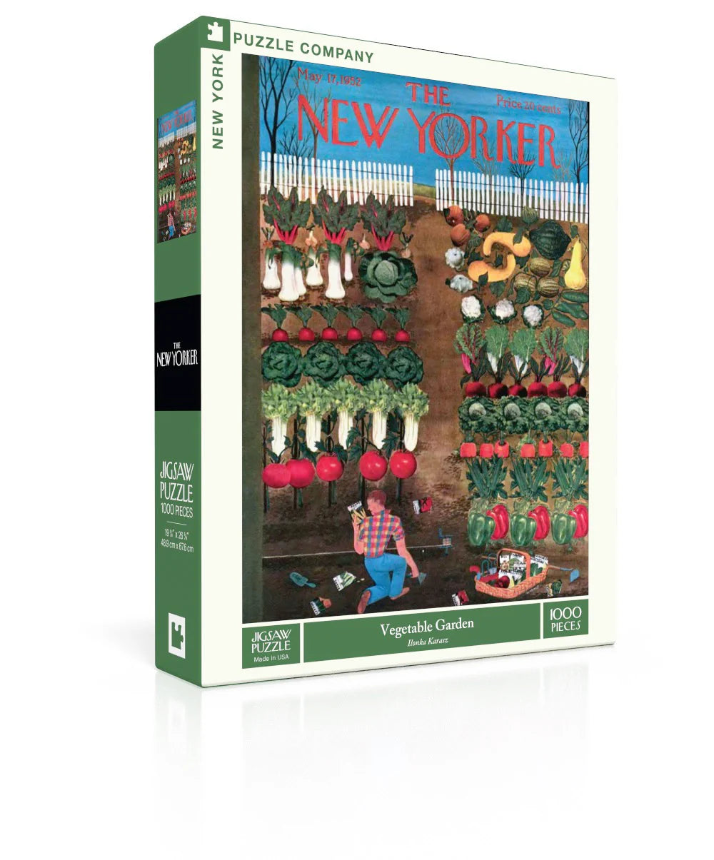 New Yorker Vegetable Garden 1000 Piece Jigsaw Puzzle