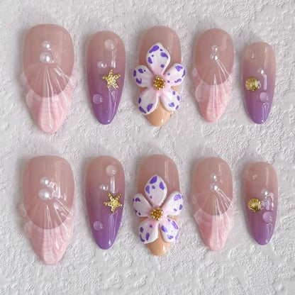 Ongles à coller Oceanic Dream