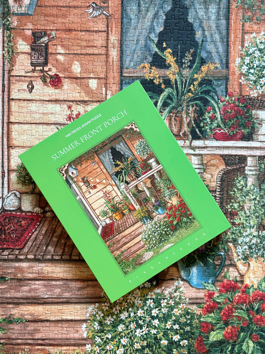 Summer Front Porch 1000 Piece Puzzle