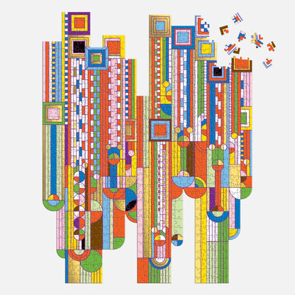 Saguaro Cactus & Forms 750 Piece Shaped Foil Puzzle