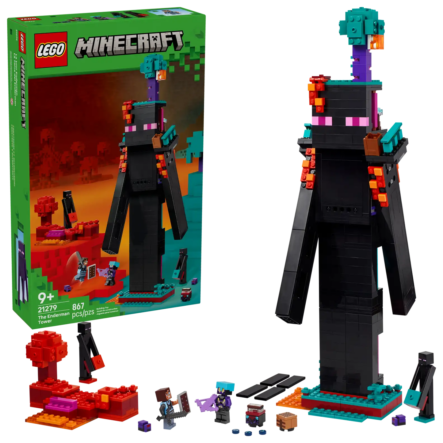 LEGO Minecraft The Enderman Tower 21279