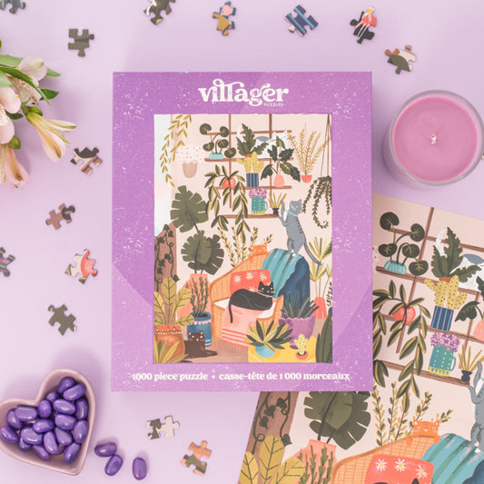 Balcony Cats 1000 Piece Puzzle