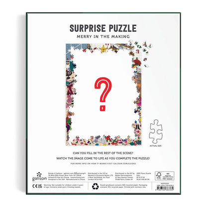 Merry In The Making 1000 Piece Surprise Puzzle