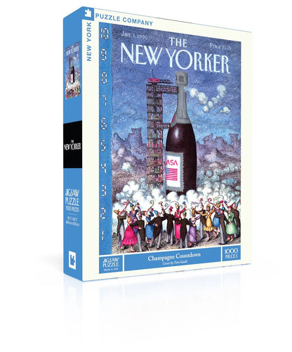 Champagne Countdown 1000 Piece Jigsaw Puzzle