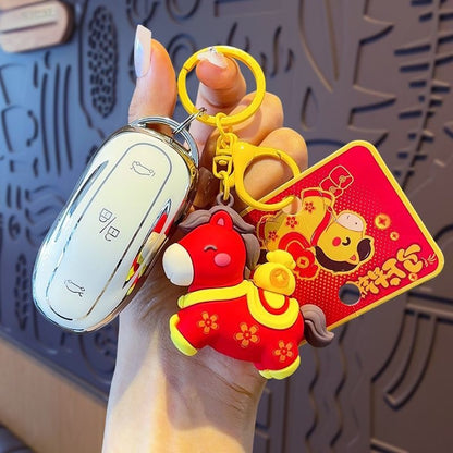 Lucky New Year Horse Keychain