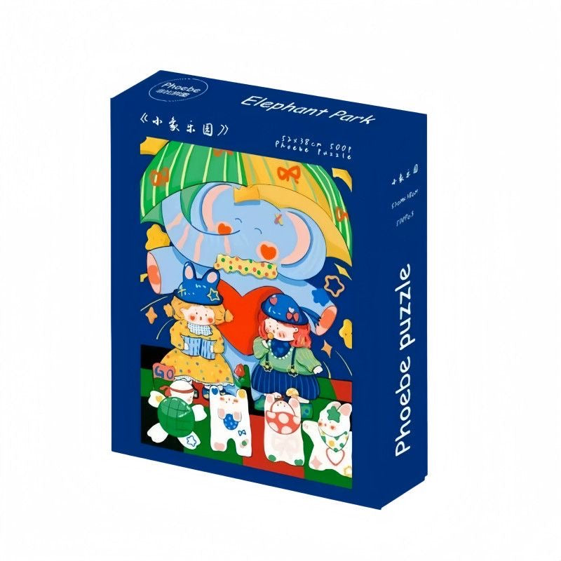 Phoebe Puzzle Elephant Park 500 Jigsaw Puzzle Phoebe Puzzle