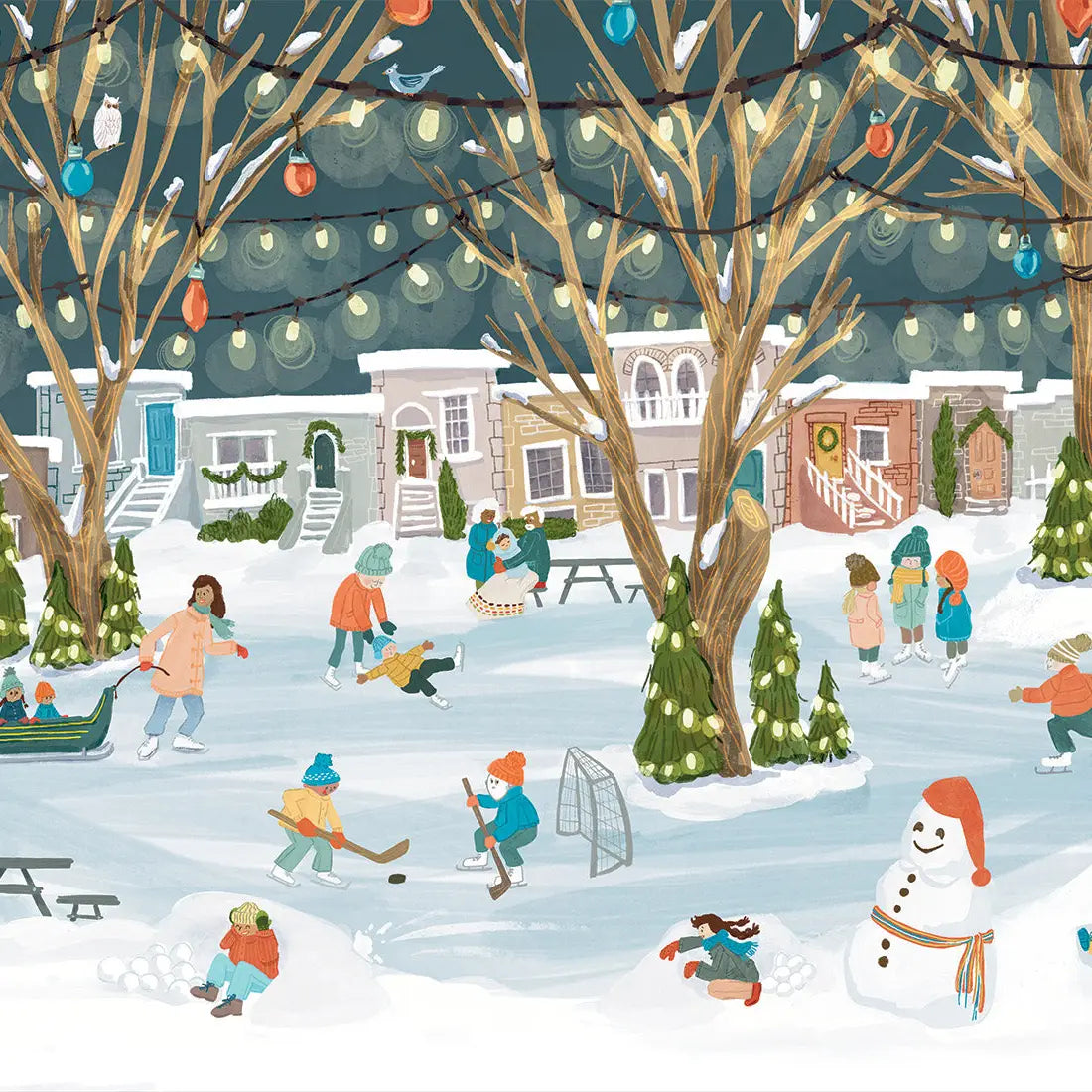 [Pre-Order] Neighbourhood Rink 250 Piece Puzzle Villager Puzzles