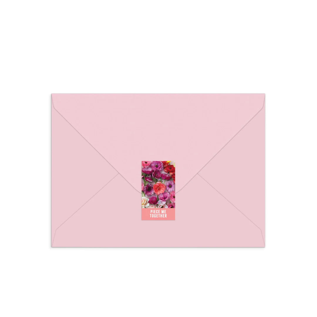 Ranunculus Greeting Card Puzzle Galison