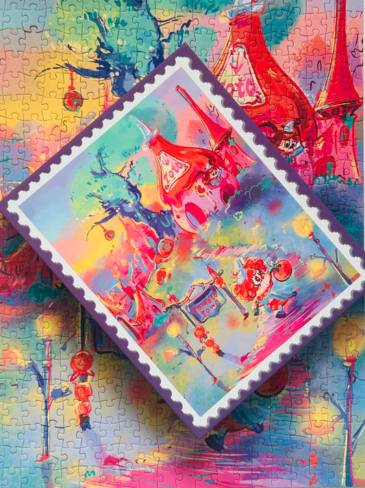 Escape from Tomato Town 500 Piece Puzzle