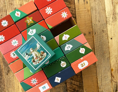 Janet Hill Advent Calendar Set of 24 Mini Puzzles