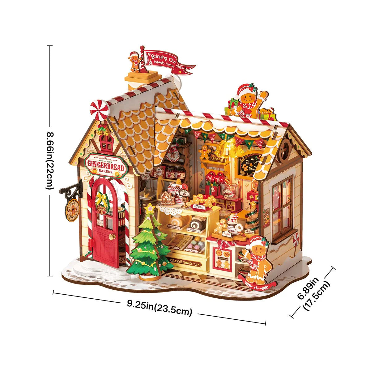 Rolife Gingerbread House DIY Miniature House DG176