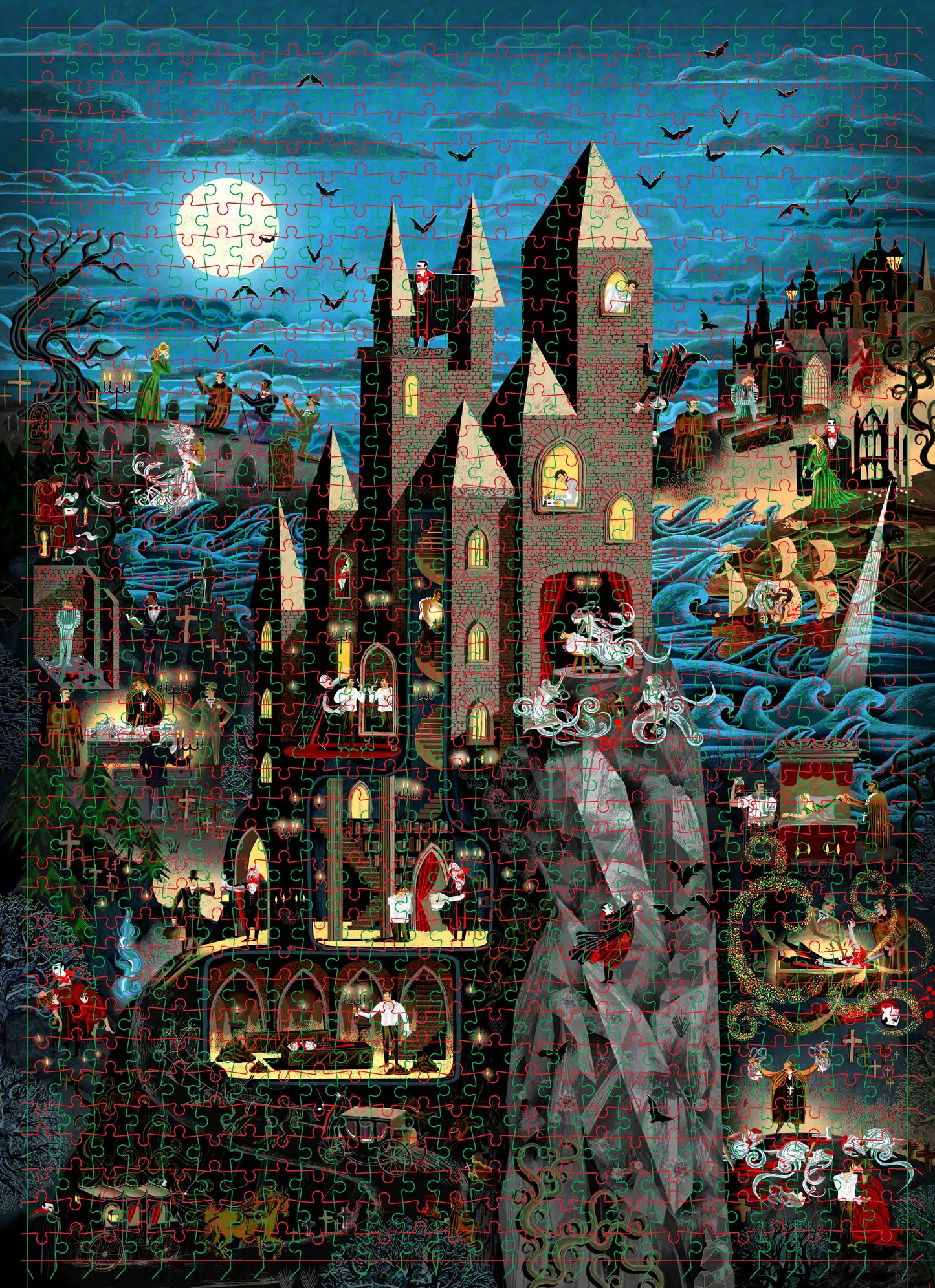 The World of Dracula 1000 Piece Puzzle