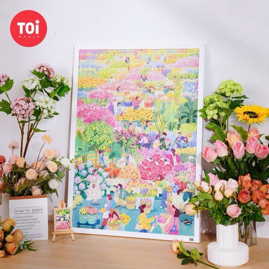 TOi World Kunming Dounan Flower Market 1000-Piece Jigsaw Puzzle TOI