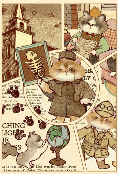 Gubu Cat Detective Agency 500 Piece Jigsaw Puzzle Gubu