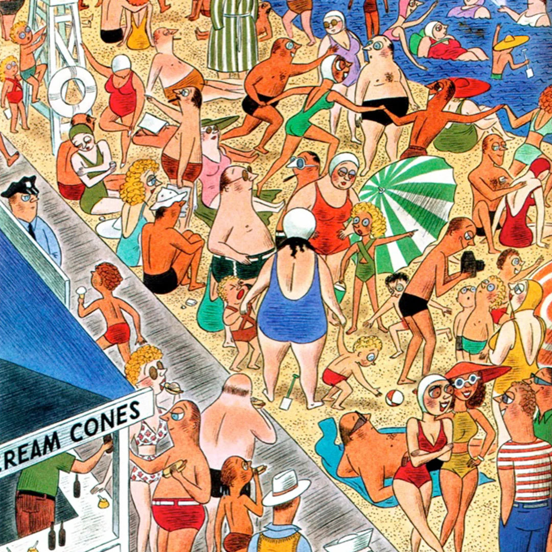 Beachgoing 1000 Piece Jigsaw Puzzle