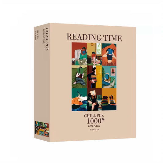 CHILL PUZ Reading Time 1000 Piece Jigsaw Puzzle CHILL PUZ