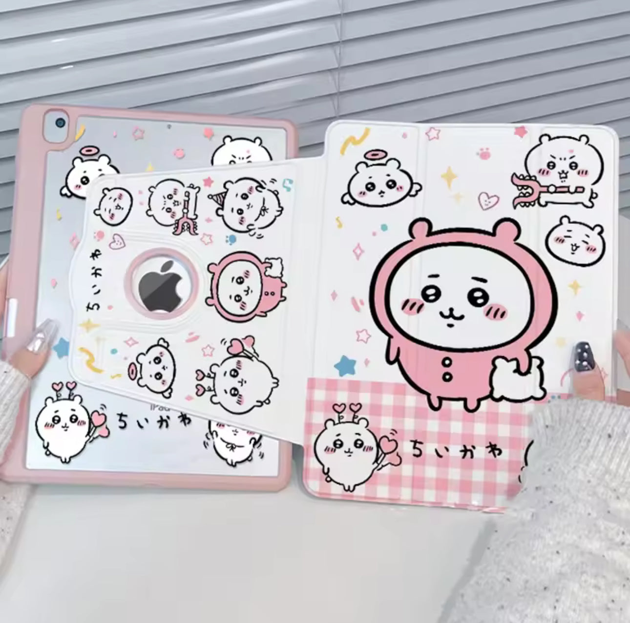 Kawaii Cat 720°  Rotating iPad Case – Cute Stand Cover