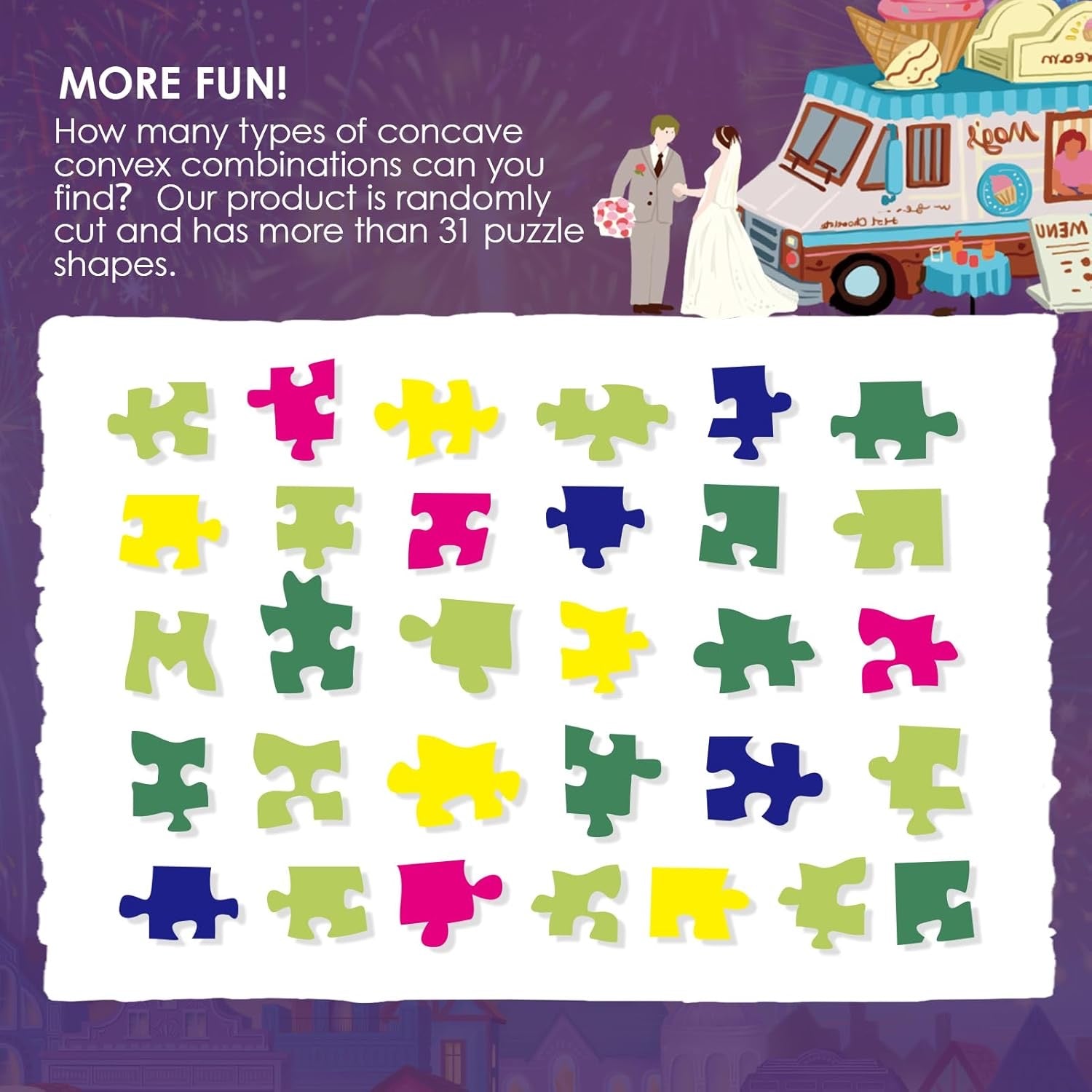 Momibook Fireworks Are Gorgeous 1000 Piece Jigsaw Puzzle Momibook