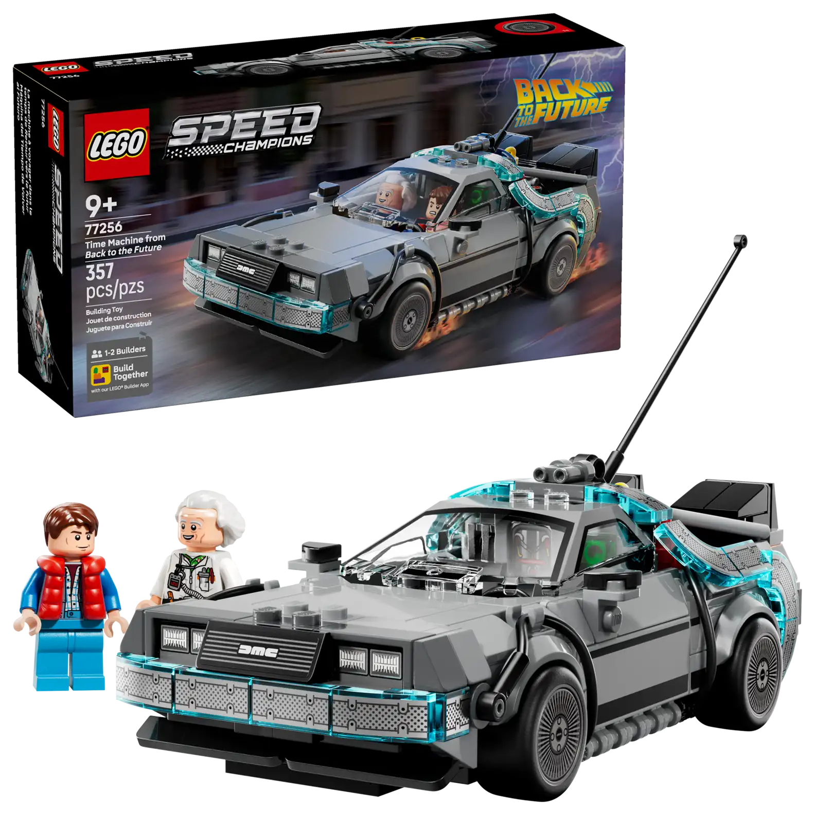 LEGO Speed Champions Time Machine from Back to the Future 77256 LEGO