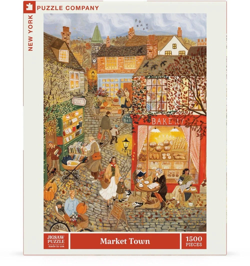 [Pre-Order] Market Town 1500 Piece Jigsaw Puzzle New York Puzzle Company