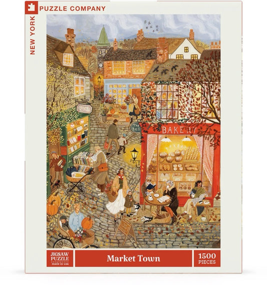 [Pre-Order] Market Town 1500 Piece Jigsaw Puzzle New York Puzzle Company
