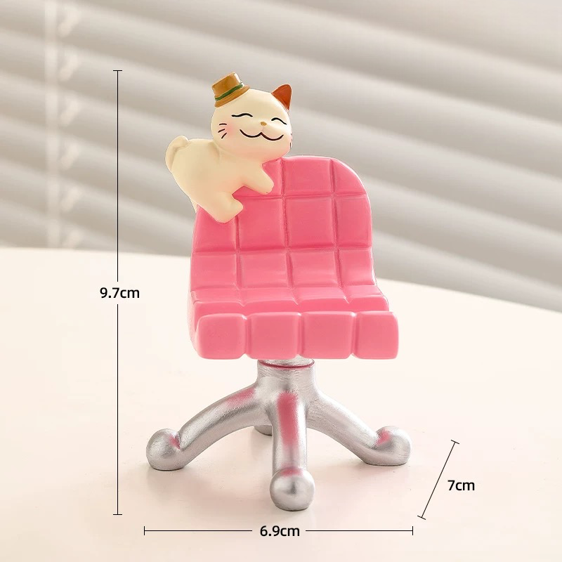 Lucky Cat Phone Holder/ Ornament