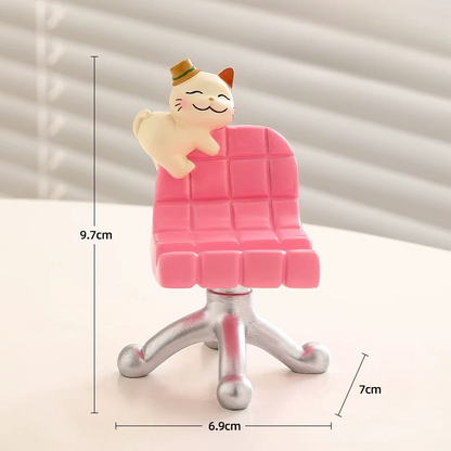 Lucky Cat Phone Holder/ Ornament