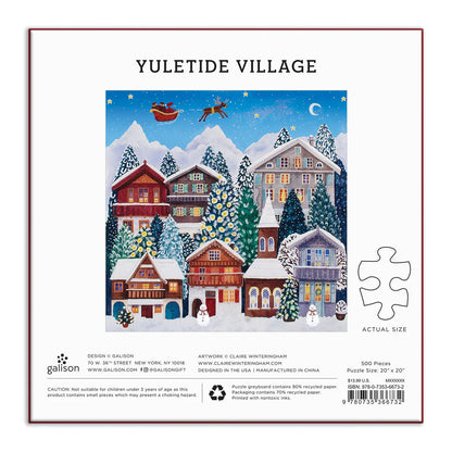 Yuletide Village 500 Piece Jigsaw Puzzle