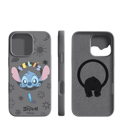 MagSafe Stitch Liquid Silicone Case – Cute, Shockproof & Anti-Fingerprint