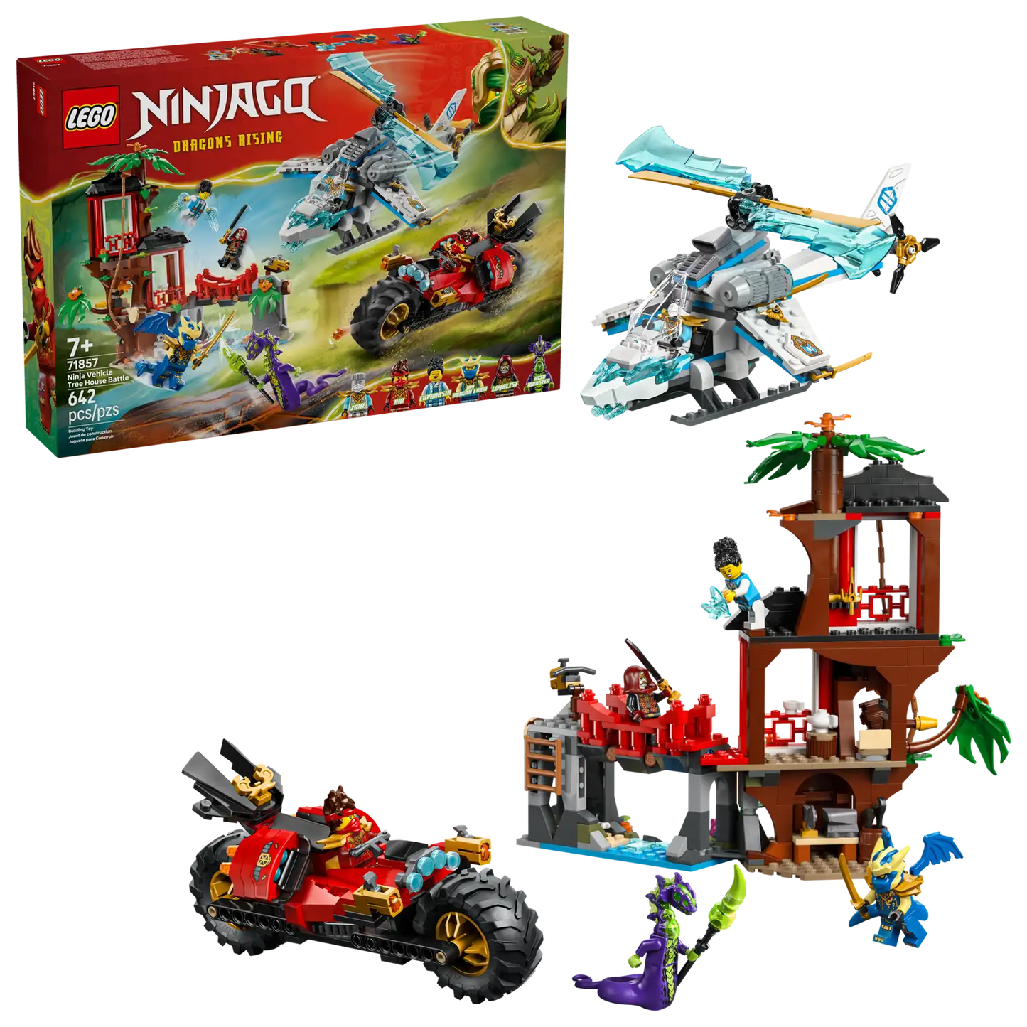 LEGO NINJAGO® Ninja Vehicle Tree House Battle 71857
