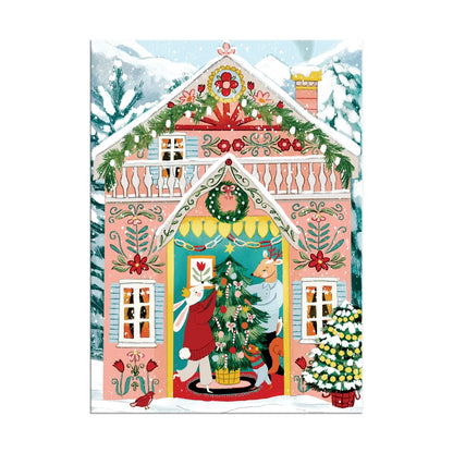 Swiss Chalet 130 Piece Ornament Puzzle Galison