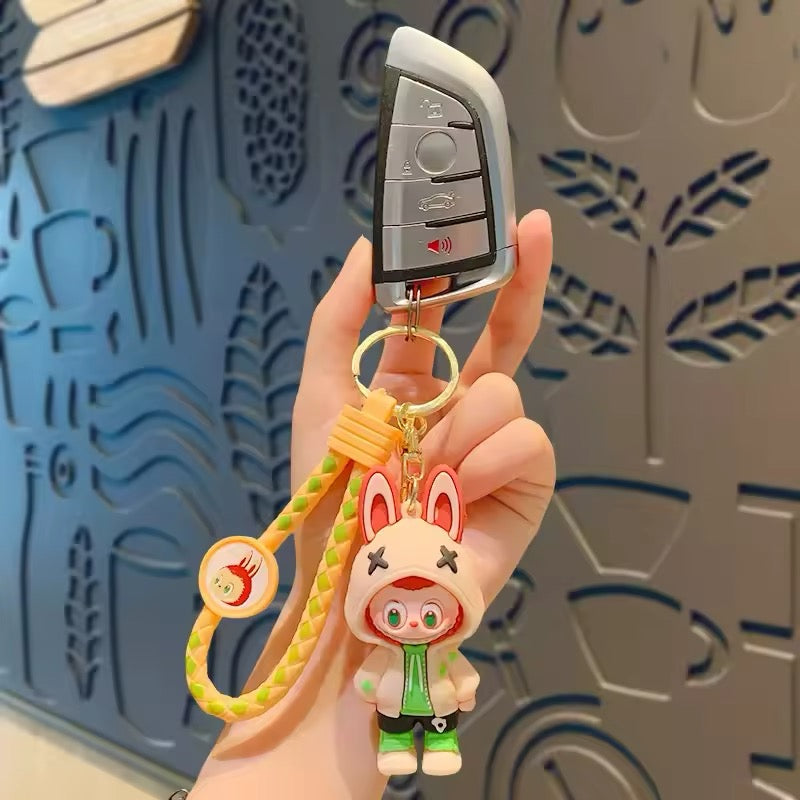 Cartoon Labubu Keychain