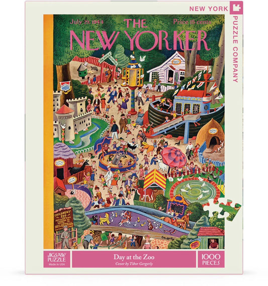 Day at the Zoo 1000 Piece Jigsaw Puzzle New York Puzzle Company