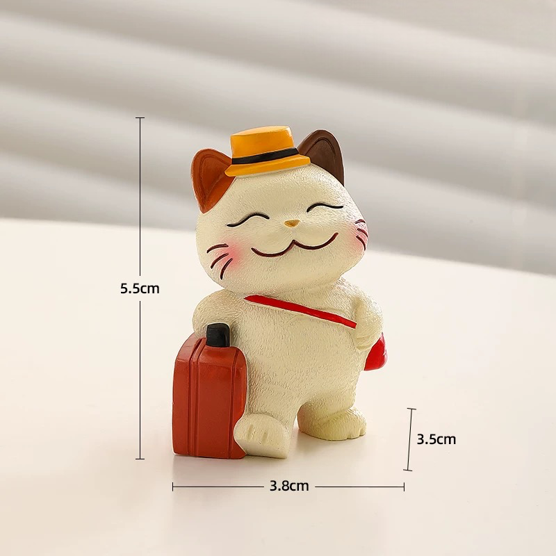 Lucky Cat Phone Holder/ Ornament