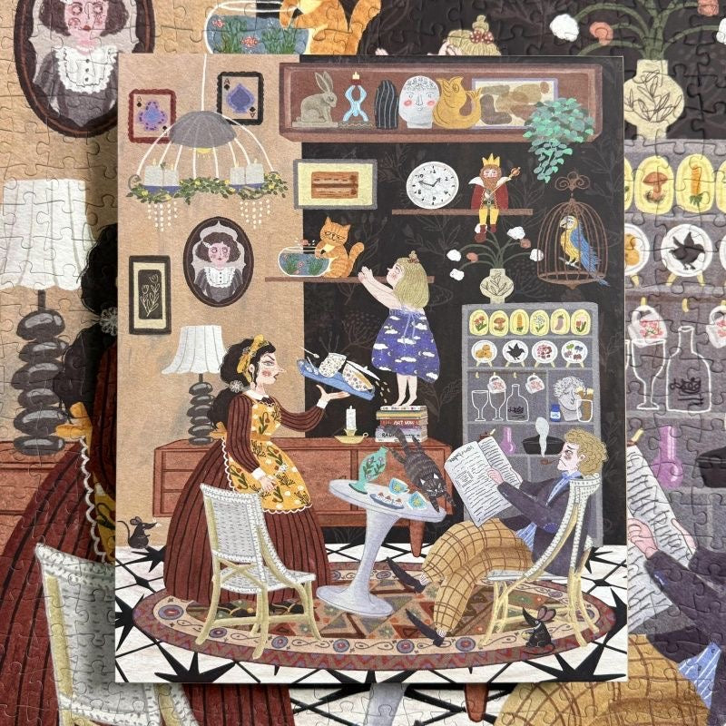 Another Restless Dinner 1000 Piece Jigsaw Puzzle Tutu Dingdang