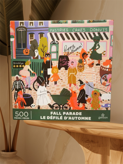 Galison Fall Parade 500 Piece Puzzle