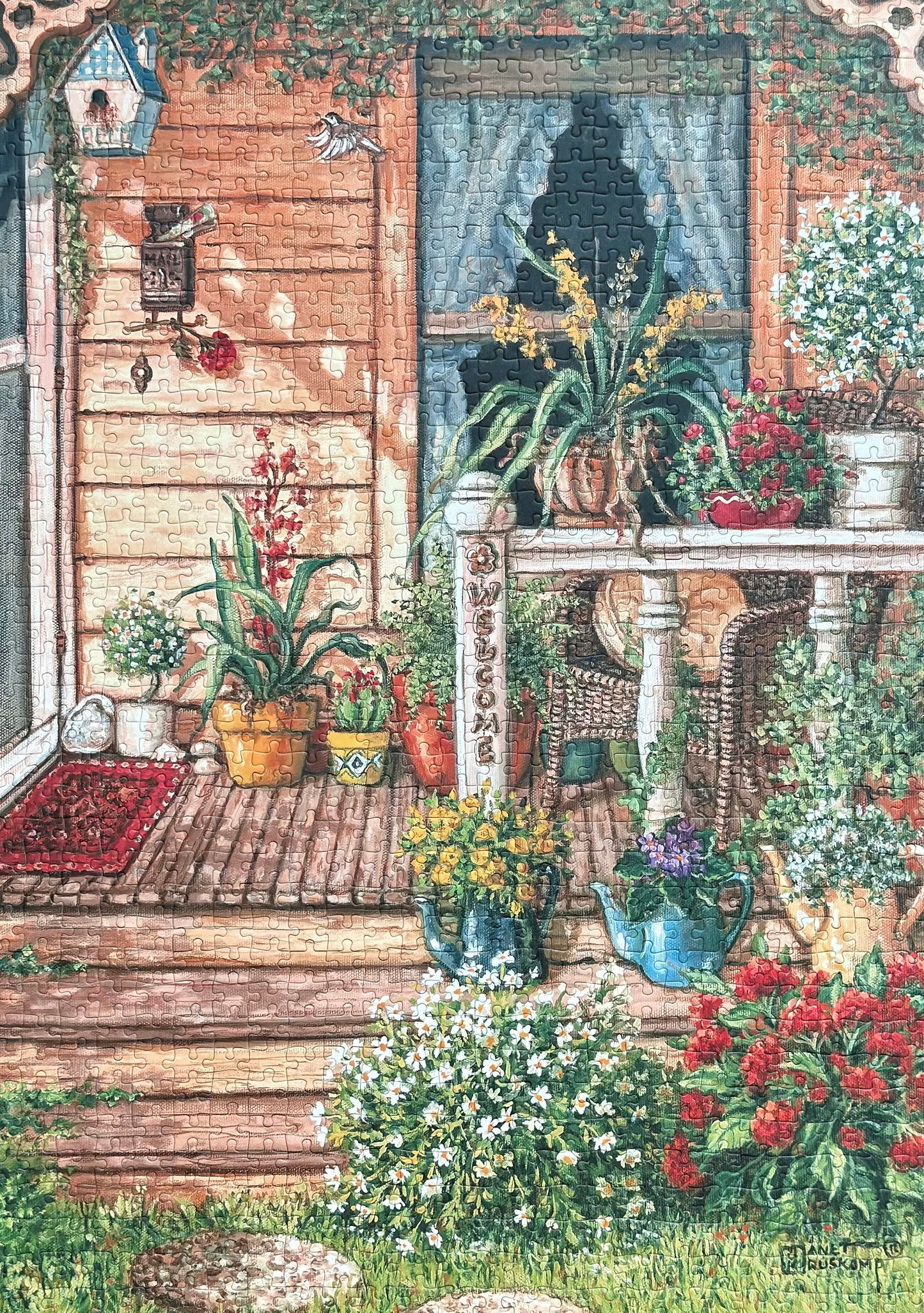 Summer Front Porch 1000 Piece Puzzle