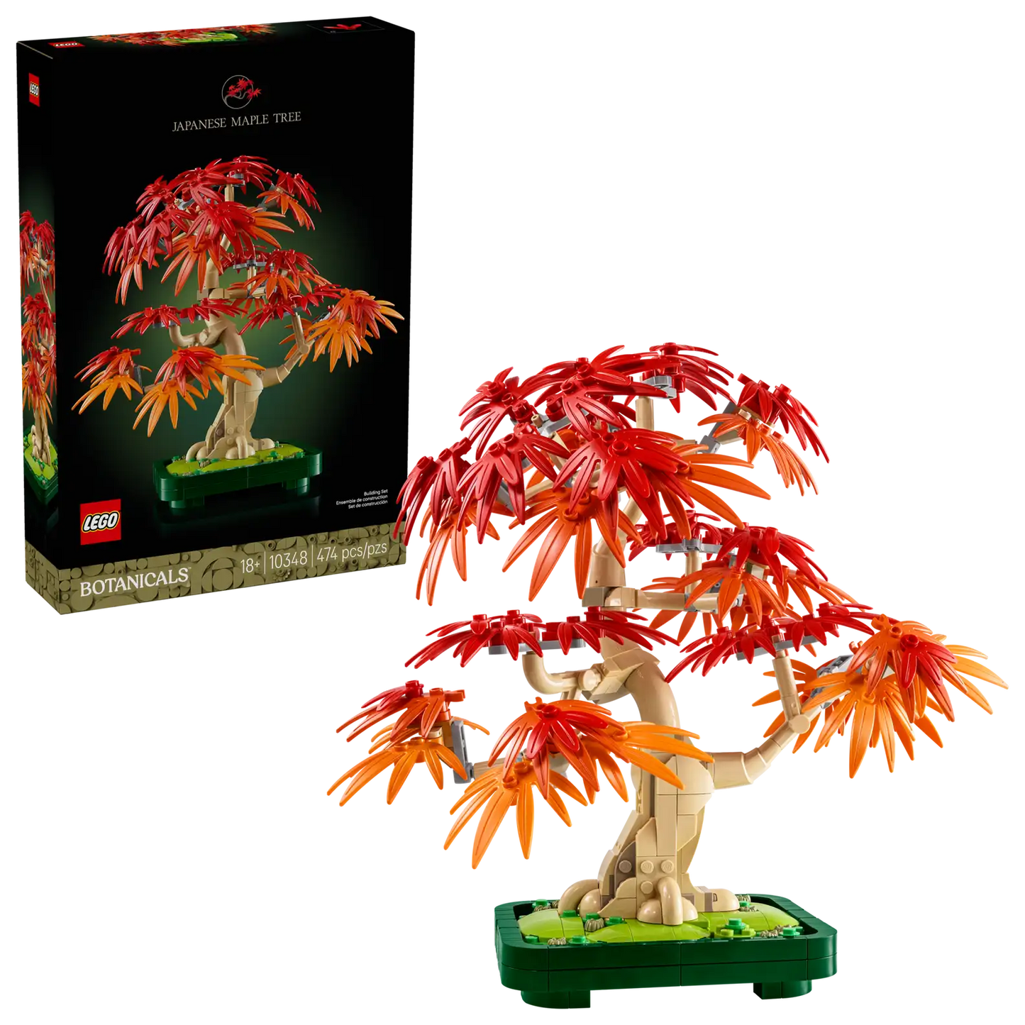 LEGO Botanicals Japanese Red Maple Bonsai Tree 10348