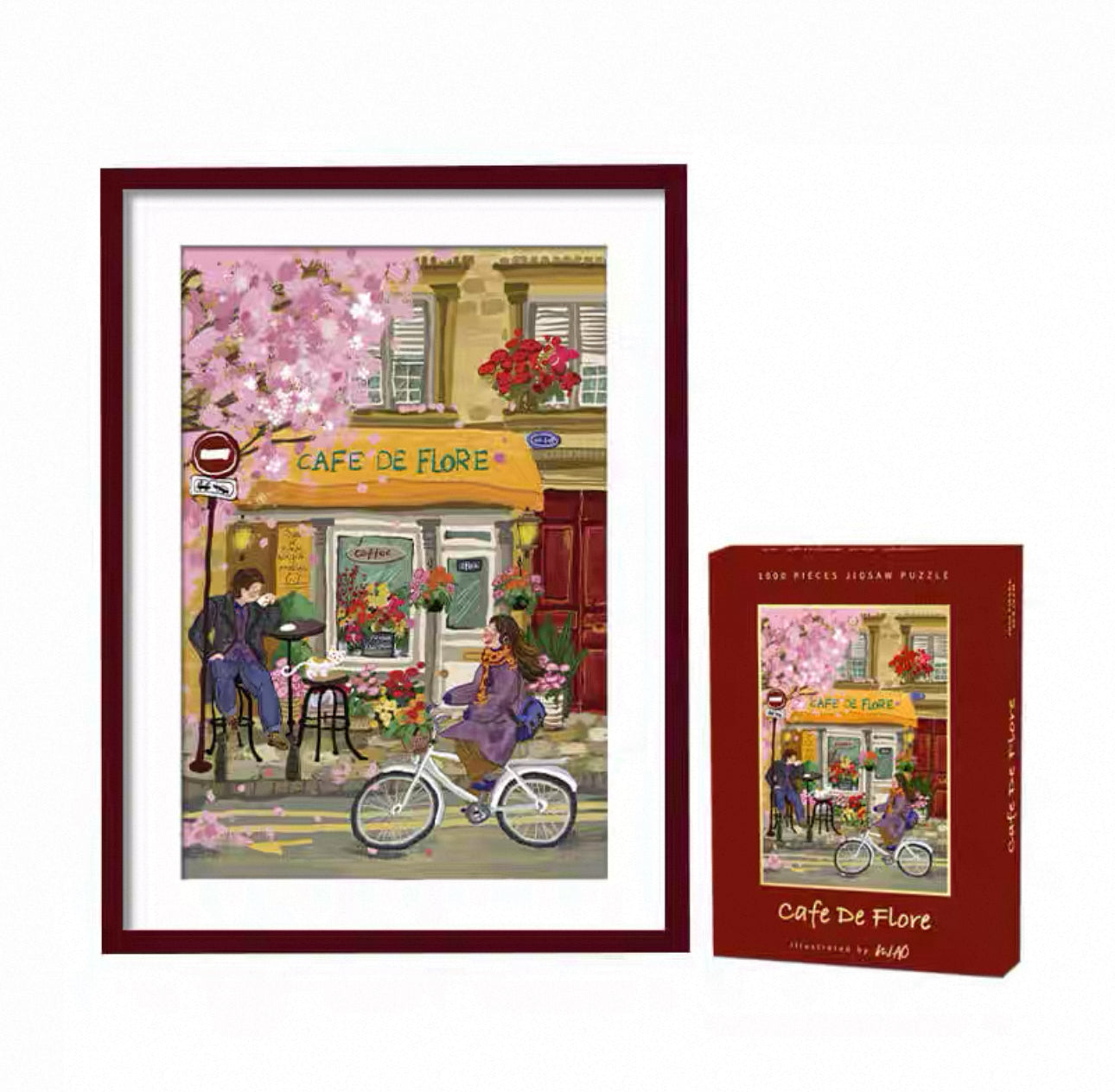 Café de Flore 1000 Piece Jigsaw Puzzle