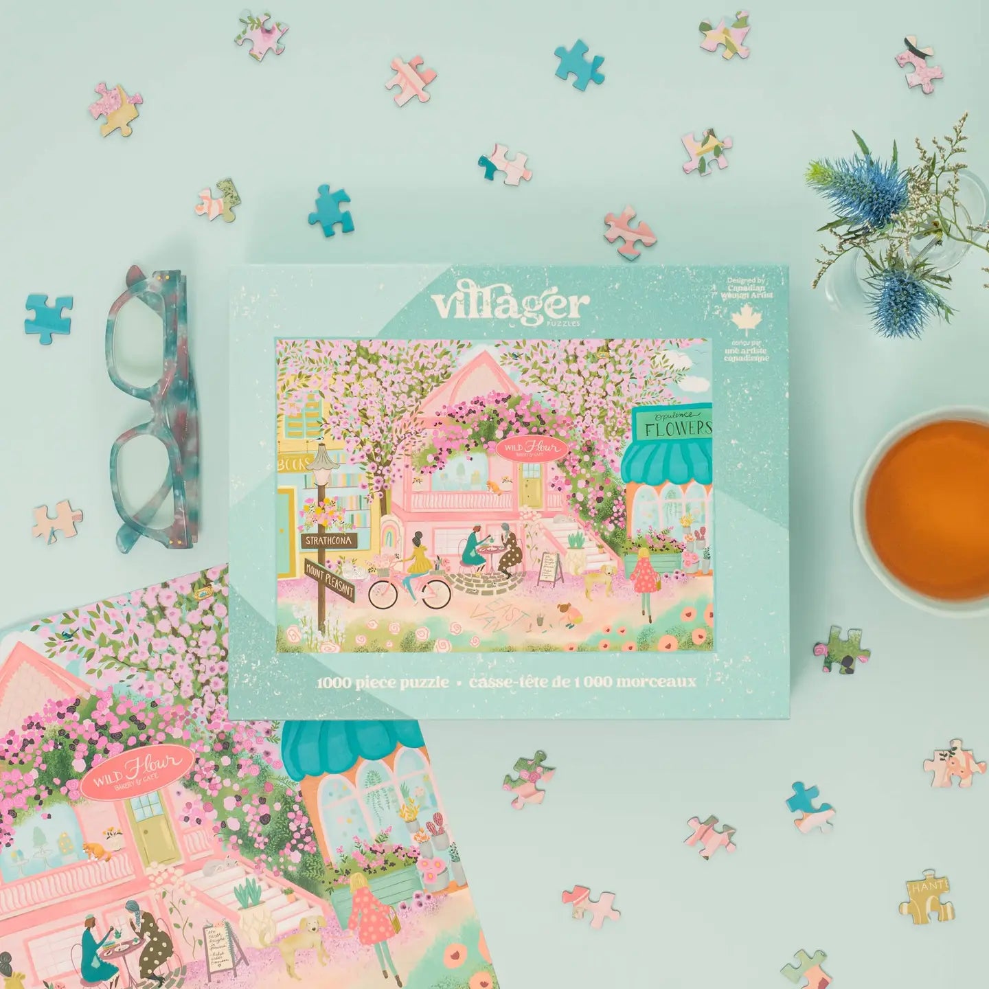 City in Bloom 1000-Piece Puzzle