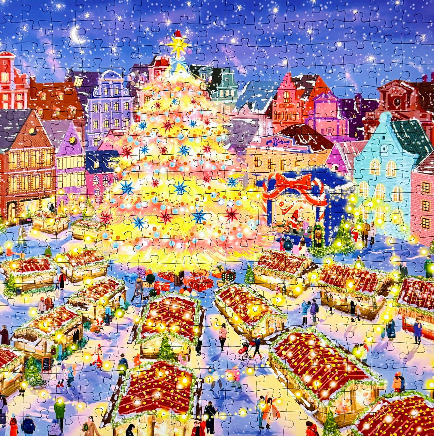 Four Seasons Village Puzzle Set