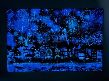 Momibook Fireworks Are Gorgeous 1000 Piece Jigsaw Puzzle Momibook