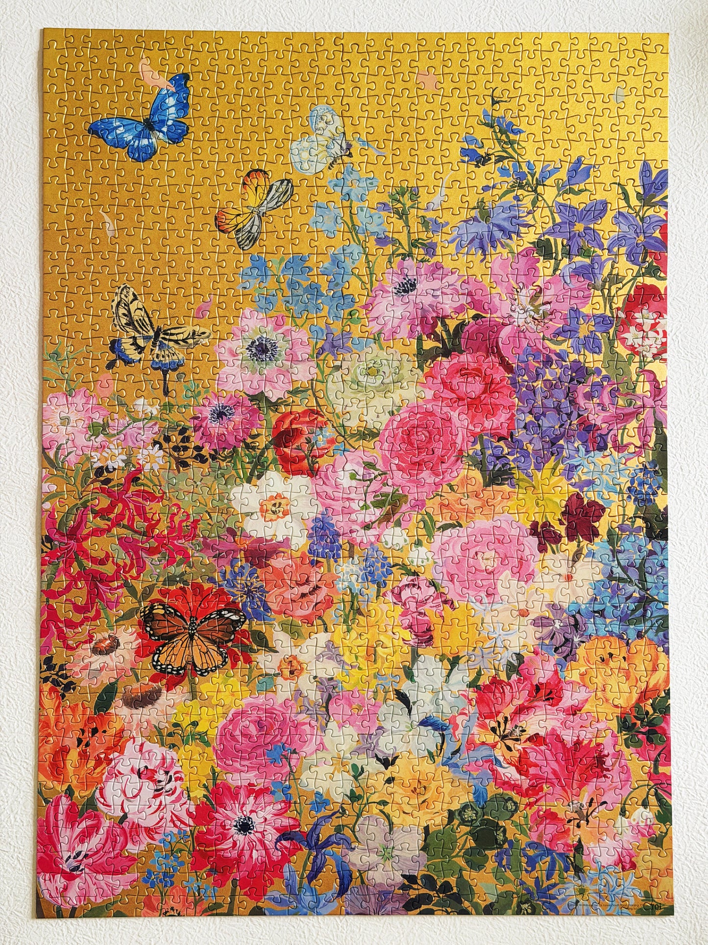 TOI Butterfly Gilded Garden 1000 Piece Puzzle