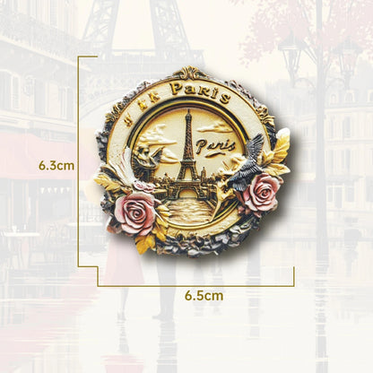 France Travel Souvenir Fridge Magnets