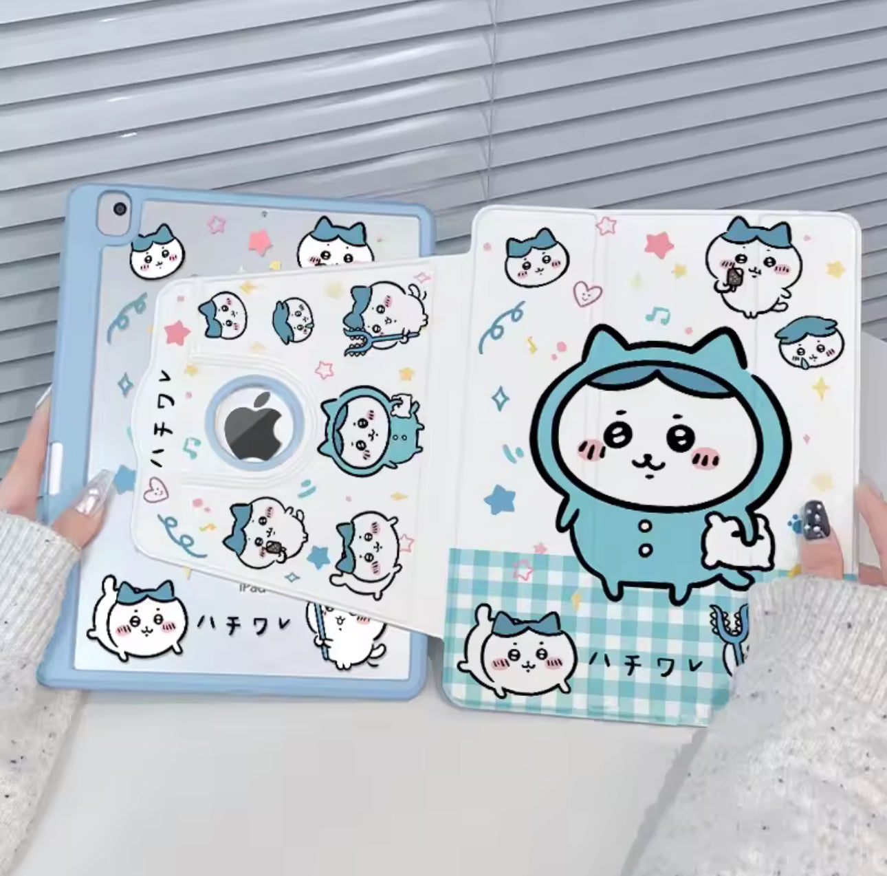 Kawaii Cat 720°  Rotating iPad Case – Cute Stand Cover