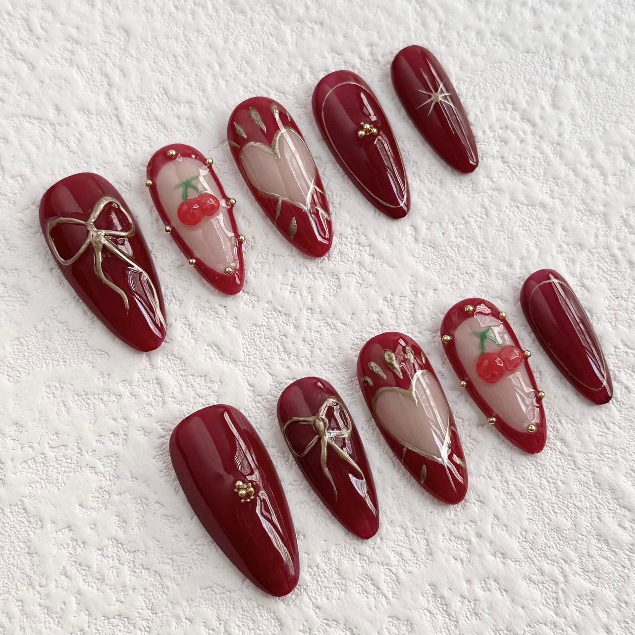 Sweet Cherry Press-on Nails